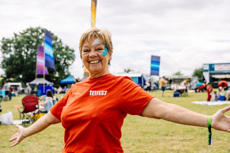 Sue Silitoe, part of the Tetfest committee